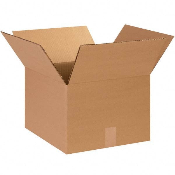 Made in USA - Pack of (15), 14" Wide x 14" Long x 12" High Heavy-Duty Corrugated Boxes - Exact Tooling