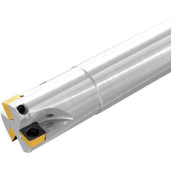 Iscar - Indexable Square-Shoulder End Mills Cutting Diameter (Decimal Inch): 0.3750 Shank Type: Cylindrical - Exact Tooling