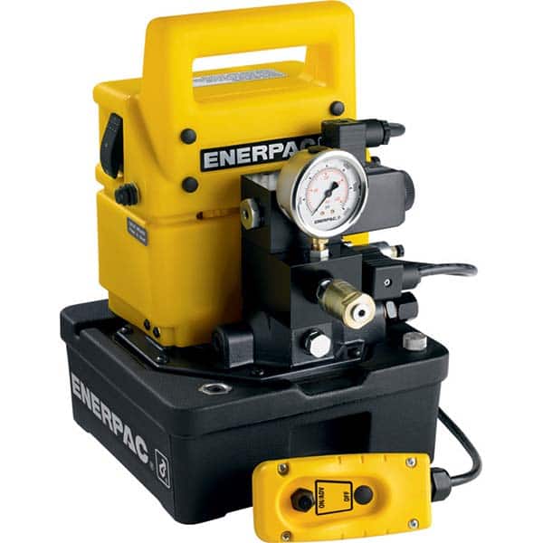 Enerpac - Power Hydraulic Pumps & Jacks Type: Electric Pressure Rating (psi): 10000 - Exact Tooling