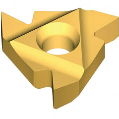 Vargus - 2ER External Right Hand 20 PG Laydown Threading Insert - Grade VKX, TiN Coated Carbide - Exact Tooling