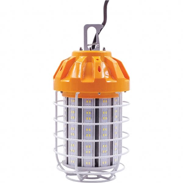 Eiko Global - 1 Socket, 16 Conductor, 120 VAC, 100 Watt, Temporary String Light - 5' SJTW-A Cord, Metal - Exact Tooling