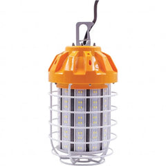 Eiko Global - 1 Socket, 16 Conductor, 120 VAC, 100 Watt, Temporary String Light - 5' SJTW-A Cord, Metal - Exact Tooling