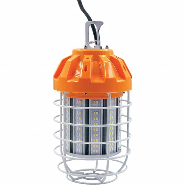Eiko Global - 1 Socket, 16 Conductor, 120 VAC, 80 Watt, Temporary String Light - 5' SJTW-A Cord, Metal - Exact Tooling