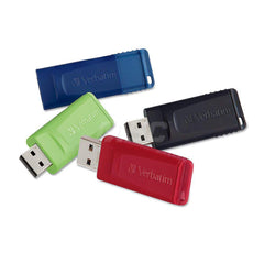 Verbatim - Office Machine Supplies & Accessories; Office Machine/Equipment Accessory Type: Flash Drive ; For Use With: Windows XP Vista & 7 & Higher; Mac OS X 10.1 & Higher; Linux kernel 2.6 & Higher ; Storage Capacity: 16GB ; Color: Black; Blue; Green; - Exact Tooling