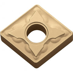 Kyocera - CNMG332 GS Grade CA025P Carbide Turning Insert - TiCN/Al2O3/TiN Finish, 80° Diamond, 3/8" Inscr Circle, 3/16" Thick, 1/32" Corner Radius - Exact Tooling