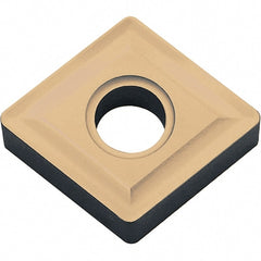Kyocera - CNMG643 Grade CA025P Carbide Turning Insert - TiCN/Al2O3/TiN Finish, 80° Diamond, 3/4" Inscr Circle, 1/4" Thick, 3/64" Corner Radius - Exact Tooling