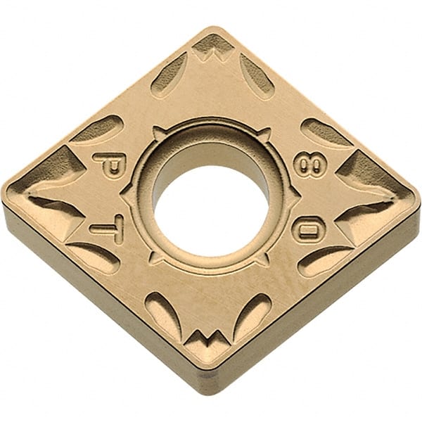 Kyocera - CNMG544 PT Grade CA025P Carbide Turning Insert - TiCN/Al2O3/TiN Finish, 80° Diamond, 5/8" Inscr Circle, 1/4" Thick, 1/16" Corner Radius - Exact Tooling