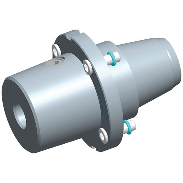 Exsys-Eppinger - PRECI-FLEX Straight Shank with Weldon Flat 5/8" Hole End Mill Holder/Adapter - 5/8" Nose Diam, 40mm Projection, Through Coolant - Exact Tooling