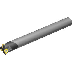 Vargus - 0.55" Cut Diam, 2" Max Depth of Cut, 3/8" Shank Diam, Internal/External Indexable Thread Mill - Insert Style 5LI, 2 Inserts, Toolholder Style CTM SC, 4.291" OAL - Exact Tooling