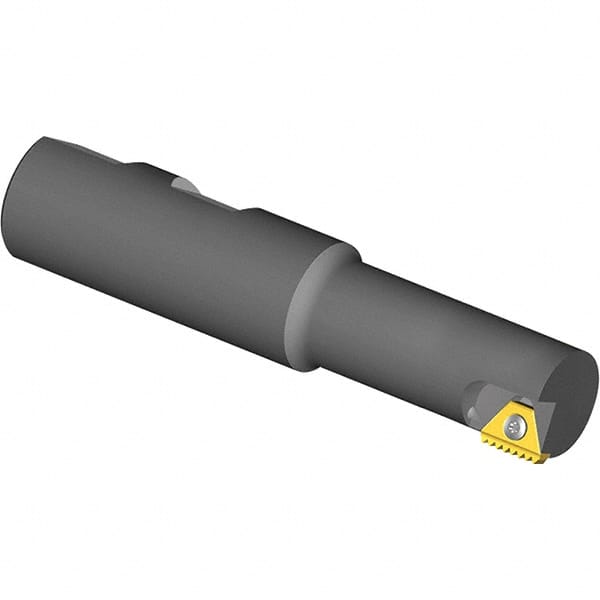 Vargus - 1.181" Cut Diam, 2.05" Max Depth of Cut, 1" Shank Diam, Internal/External Indexable Thread Mill - Insert Style 5, 5/8" Insert Size, 1 Insert, Toolholder Style TMC, 4.37" OAL - Exact Tooling