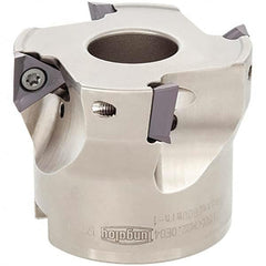 Tungaloy - 4" Cut Diam, 1-1/2" Arbor Hole Diam, Indexable Square-Shoulder Face Mill - Exact Tooling
