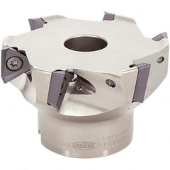 Tungaloy - 4" Cut Diam, 1-1/2" Arbor Hole Diam, Indexable Square-Shoulder Face Mill - Exact Tooling
