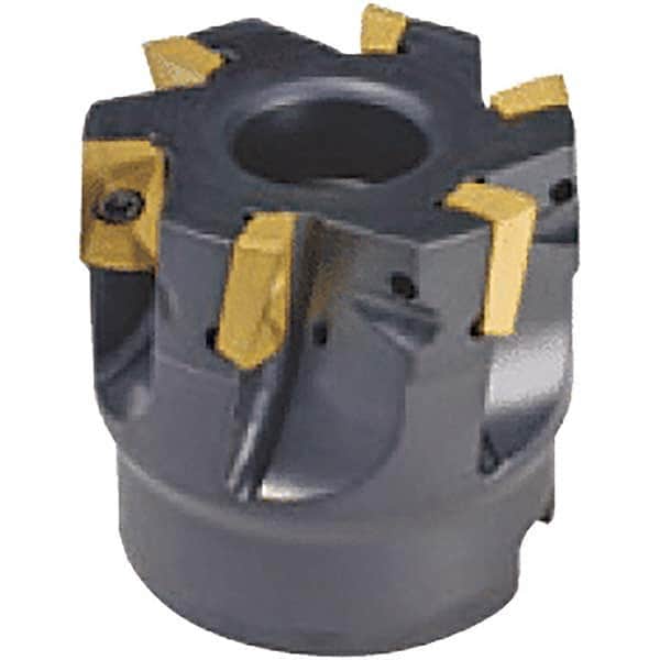 Tungaloy - 3" Cut Diam, 1" Arbor Hole Diam, Indexable Square-Shoulder Face Mill - Exact Tooling