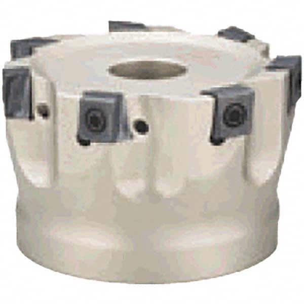 Tungaloy - 3" Cut Diam, 1" Arbor Hole Diam, Indexable Square-Shoulder Face Mill - Exact Tooling