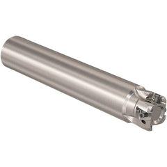 Seco - 1-1/2" Cut Diam, 13mm Max Depth of Cut, 1-1/2" Shank Diam, 210mm OAL, Indexable Square Shoulder Slot Milling End Mill - LOEX12 Inserts, Straight Shank, 90° Lead Angle, Through Coolant, Series 217.94-12 - Exact Tooling