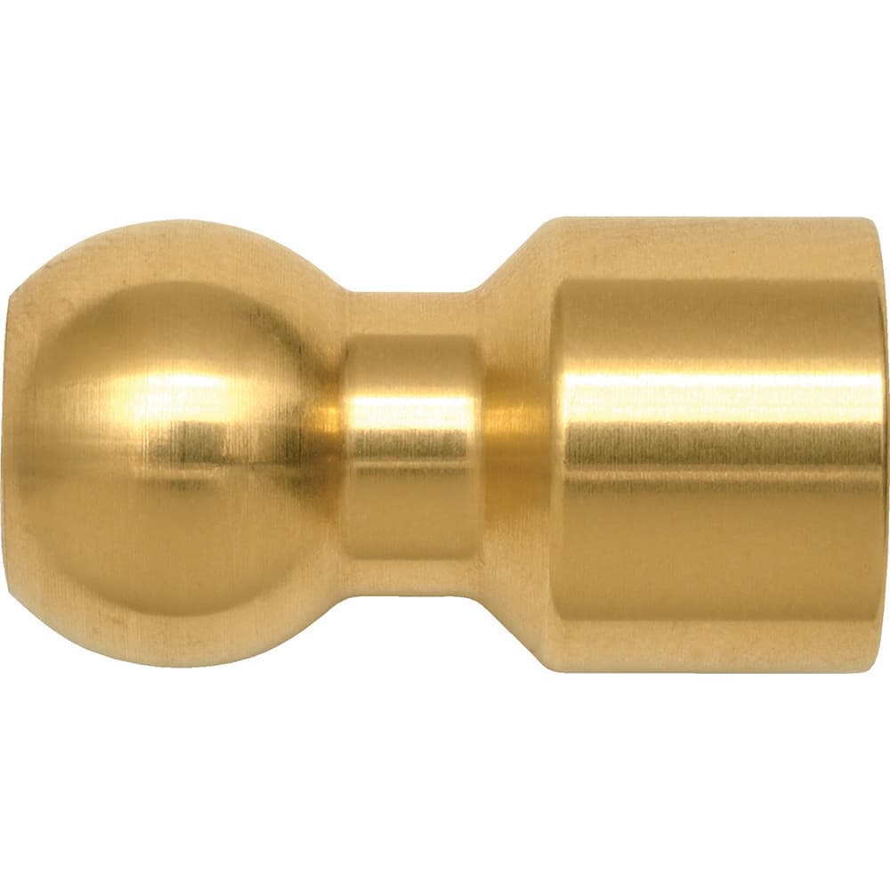 Loc-Line - Coolant Hose Adapters, Connectors & Sockets; Type: Adapter ; Hose Inside Diameter (Inch): 1/4 ; Thread Type: NonThreaded ; Connection Type: 1/8 NPT ; Body Material: Brass ; Maximum Flow Rate (GPM): 4.17 - Exact Tooling