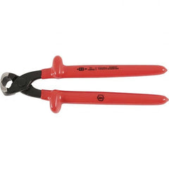 Wiha - 10" OAL, 4 AWG Capacity, Standard End Nipper - Exact Tooling