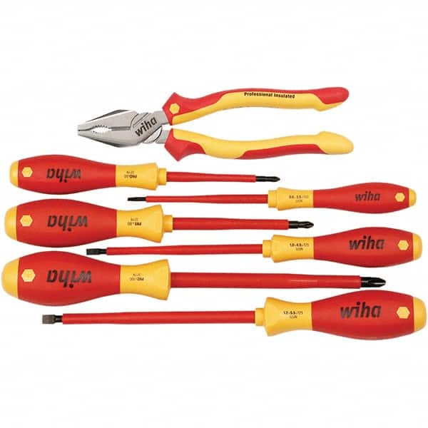 Wiha - 7 Piece Insulated Hand Tool Set - Exact Tooling