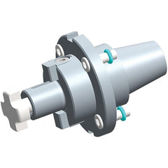 Exsys-Eppinger - ER20 PRECI-FLEX Taper Shank 1/2" Pilot Diam Shell Mill Holder - 1-5/32" Flange to Nose End Projection - Exact Tooling
