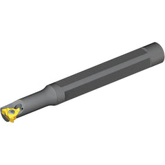 Vargus - Internal Thread, Right Hand Cut, 3/8" Shank Width x 0.36" Shank Height Indexable Threading Toolholder - 4.33" OAL, 6.0KIR Insert Compatibility, BNVRC Toolholder, Series Mini 3 - Exact Tooling