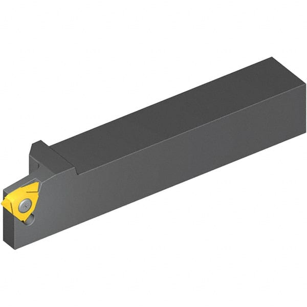 Vargus - External Thread, Right Hand Cut, 8mm Shank Width x 8mm Shank Height Indexable Threading Toolholder - 60mm OAL, 2VER Insert Compatibility, NL Toolholder, Series Slim Throat - Exact Tooling