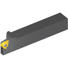 Vargus - External Thread, Right Hand Cut, 3/8" Shank Width x 3/8" Shank Height Indexable Threading Toolholder - 2-3/4" OAL, 2VER Insert Compatibility, NL Toolholder, Series Slim Throat - Exact Tooling