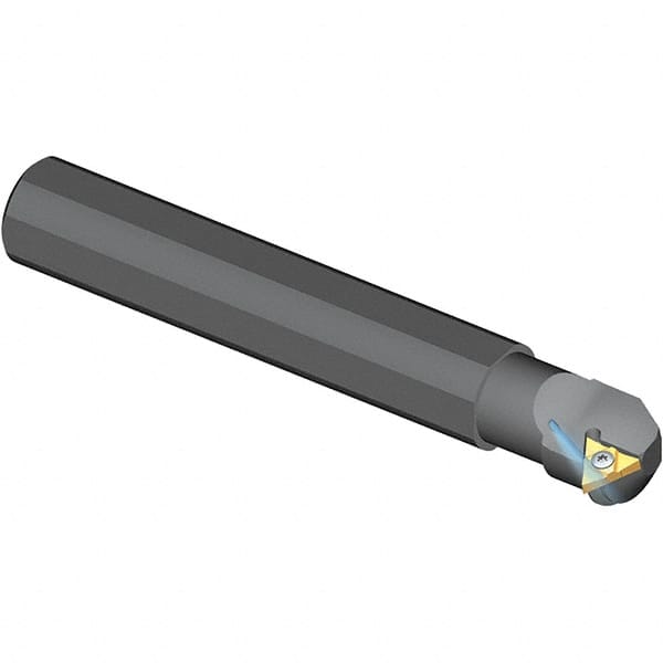 Vargus - Internal Thread, Left Hand Cut, 3/4" Shank Width x 0.67" Shank Height Indexable Threading Toolholder - 7" OAL, 3UI Insert Compatibility, NVRC Toolholder, Series U Style - Exact Tooling