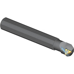 Vargus - Internal Thread, Left Hand Cut, 20mm Shank Width x 18mm Shank Height Indexable Threading Toolholder - 180mm OAL, 6.0UI Insert Compatibility, NVRC Toolholder, Series U Style - Exact Tooling