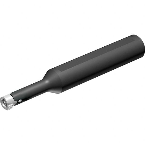 Vargus - External Thread, Right Hand Cut, 5/8" Shank Width x 5/8" Shank Height Indexable Threading Toolholder - 5" OAL, VGD3.0ER Insert Compatibility, VGE Toolholder, Series VG-Cut - Exact Tooling