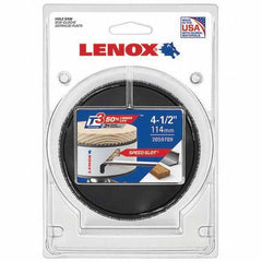 Lenox - Hole Saws Saw Diameter (mm): 1.50 Saw Diameter (Inch): 4-1/4 - Exact Tooling