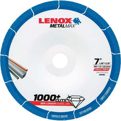 Lenox - Depressed-Center Wheels Wheel Diameter (Inch): 7 Wheel Thickness (Decimal Inch): 0.0600 - Exact Tooling