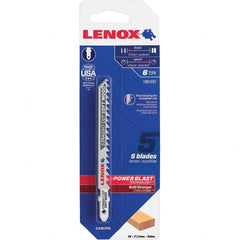 Lenox - Jig Saw Blades Blade Material: Bi-Metal Blade Length (Inch): 4 - Exact Tooling