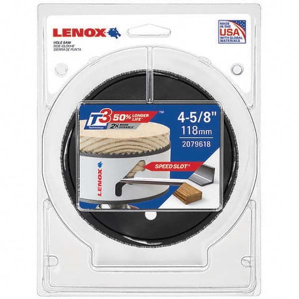 Lenox - Hole Saws Saw Diameter (mm): 1.50 Saw Diameter (Inch): 4-3/4 - Exact Tooling