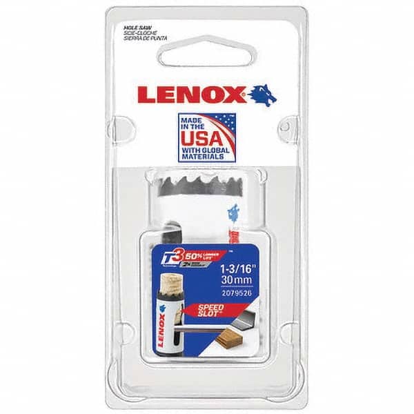 Lenox - Hole Saws Saw Diameter (mm): 1.50 Saw Diameter (Inch): 1-5/16 - Exact Tooling