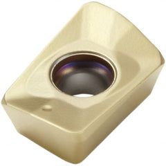 Seco - XOMX10T304 M09 Grade MP3000 Carbide Milling Insert - TiAlN Finish, 6.9mm Thick, 0.4mm Corner Radius - Exact Tooling