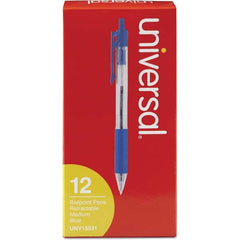 UNIVERSAL - Pens & Pencils Type: Comfort Grip Retractable Pen Color: Blue - Exact Tooling