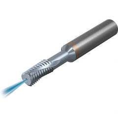 Vargus - M16x2.00 ISO, 13.6mm Cutting Diam, 4 Flute, Solid Carbide Helical Flute Thread Mill - Internal Thread, 26mm LOC, 102mm OAL, 14mm Shank Diam - Exact Tooling