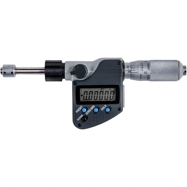 Mitutoyo - Electronic Micrometer Heads Minimum Measurement (Inch): 0 Minimum Measurement (mm): 0.00 - Exact Tooling