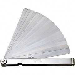 Mitutoyo - Feeler Gages   Thickness (mm): 1.0000    Leaf Length (mm): 150.00 - Exact Tooling