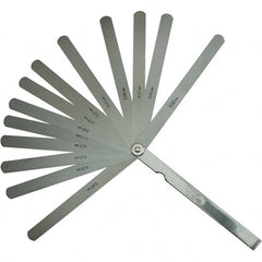 Mitutoyo - Feeler Gages   Thickness (mm): 0.5000    Leaf Length (mm): 150.00 - Exact Tooling