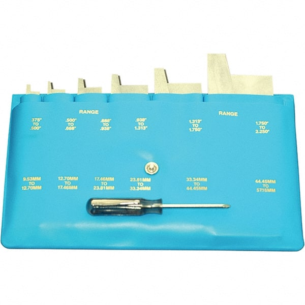 Mitutoyo - Adjustable Parallel Sets Minimum Length (Inch): 1-11/16 Maximum Length (Inch): 5 - Exact Tooling