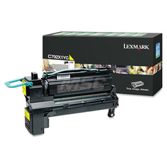 Lexmark - Office Machine Supplies & Accessories; Office Machine/Equipment Accessory Type: Toner Cartridge ; For Use With: Lexmark C792de; C792dhe; C792dte; C792e ; Color: Yellow - Exact Tooling