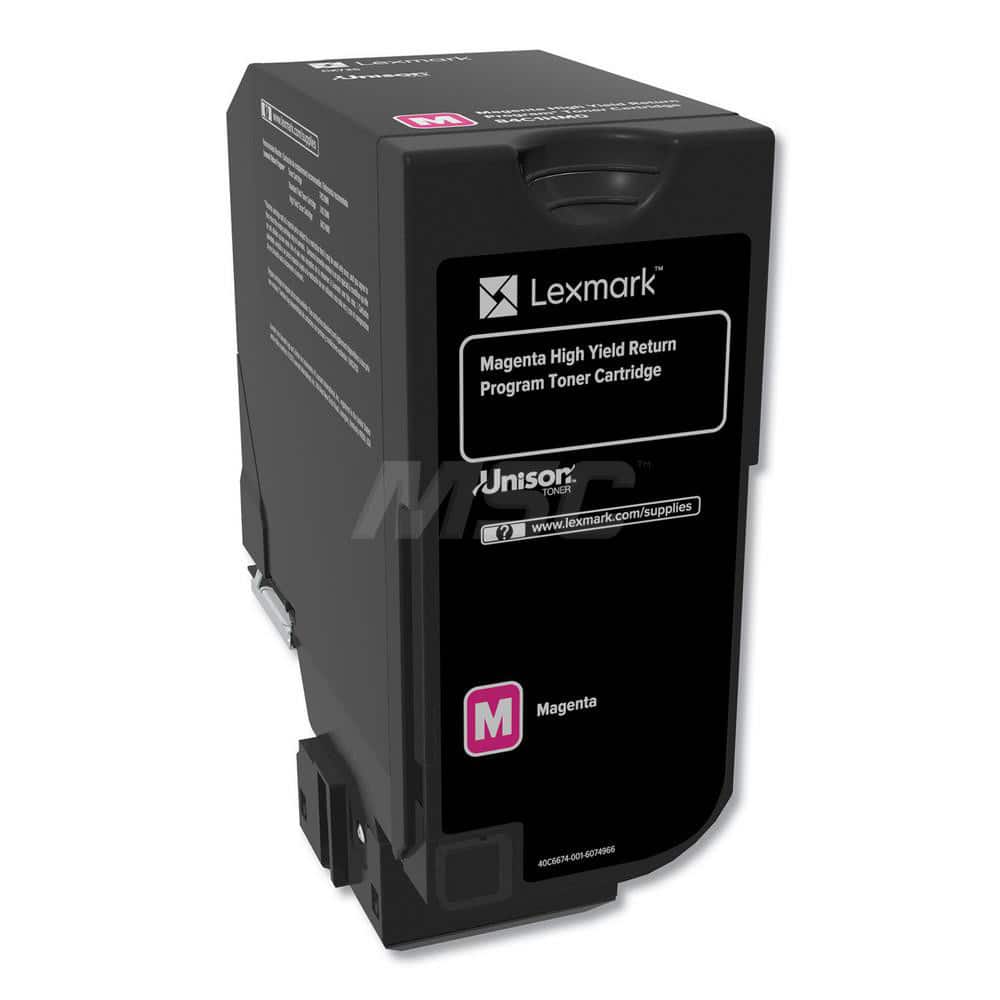 Lexmark - Office Machine Supplies & Accessories; Office Machine/Equipment Accessory Type: Toner Cartridge ; For Use With: Lexmark CX725de; CX725dhe; CX725dthe ; Color: Magenta - Exact Tooling
