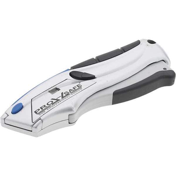 PRO-SAFE - 2.36" Blade Springback Blade Retractable Utility Knife - Exact Tooling