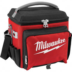 Milwaukee Tool - 21.65 Qt Cooler Bag - 1680D Ballistic Nylon, Red/Black - Exact Tooling
