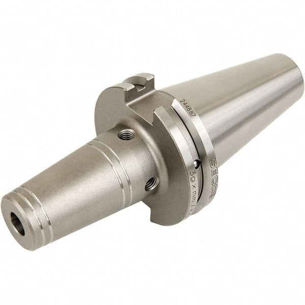 Seco - 1/2" Hole Diam, CAT50 Taper Shank Shrink Fit Tool Holder & Adapter - 3.248" Projection, 24mm Nose Diam, 34mm Clamping Depth, 3 RPM, Through Coolant - Exact Tooling