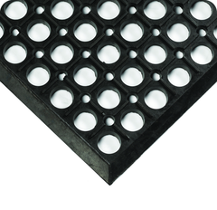 WorkRite Floor Mat - 3' x 20' x 1/2" Thick (Gray CFR Coating) - Exact Tooling