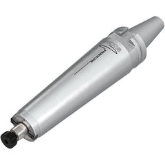 Seco - CAT50 Dual Contact Taper Shank 1" Pilot Diam Shell Mill Holder - 11-1/4" Flange to Nose End Projection, 2-1/4" Nose Diam, Through-Spindle & DIN Flange Coolant - Exact Tooling