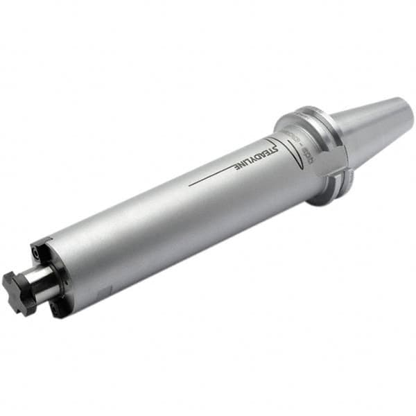 Seco - CAT50 Dual Contact Taper Shank 1" Pilot Diam Shell Mill Holder - 8-1/4" Flange to Nose End Projection, 2-1/4" Nose Diam, Through-Spindle & DIN Flange Coolant - Exact Tooling