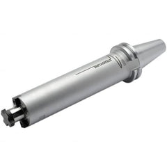 Seco - CAT50 Dual Contact Taper Shank 1" Pilot Diam Shell Mill Holder - 8-1/4" Flange to Nose End Projection, 2-1/4" Nose Diam, Through-Spindle & DIN Flange Coolant - Exact Tooling